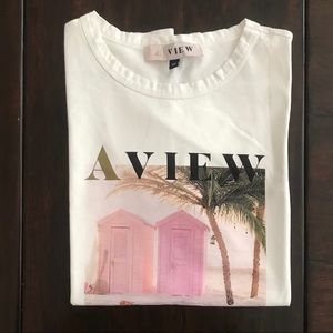 A View With A Feeling Boho Beach Picnic Tee